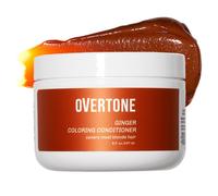 Acondicionador con dep sito de color oVertone Haircare - Tinte semipermanente para el cabello de 8 oz con manteca de karit y aceite de coco - Ti
