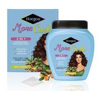 Acondicionador, crema para el cabello rizado, crema para el cabello para mejorar el cabello seco y encrespado definir los rizos, fuerza y resistencia