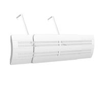 Acondicionador de aire ajustable montado en la pared optimiza el cultivo del aire, fácil instalación, ideal para uso doméstico y oficina, mejora la eficiencia y la eficiencia
