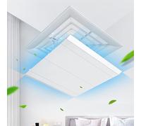 Acondicionador de aire cuadrado para rejillas de ventilación de techo, 45,7 x 45,7 cm, mejora el cultivo del aire y la refrigeración, anticondensado, perfecto para uso doméstico y de oficina