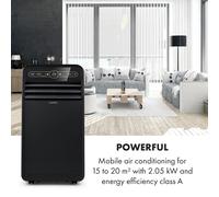 Acondicionador de aire móvil Metrobreeze New York 7k 2,05kW 7000BTU EEC A Control Remoto Klarstein