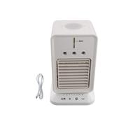 Acondicionador de Aire Personal, Humidificador de FuncióN de OscilacióN y SincronizacióN Ventilador Enfriador de Aire Evaporativo PortáTil para el