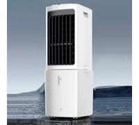 Acondicionador de aire portátil - Enfriador de 12L con 2 Ice Pac, 60 W de nergética, 3 velocidades, oscilación de 90°, 35 dB silencioso, unidad de CA que ahorra espacio para el hogar y la