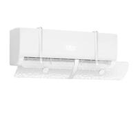 Acondicionador de aire transparente para montar en la pared, universal, antisoplado directo, sin condensación, ideal para uso doméstico y de oficina (textura glaciar)