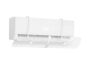 Acondicionador de aire transparente para montar en la pared, universal, antisoplado directo, sin condensación, ideal para uso doméstico y de oficina (textura glaciar)