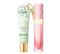Acondicionador de labios y juego de aceite labial, bálsamo hidratante con labios brillo y bálsamo para labios secos y agrupados, lápiz labial de larga duración con manteca de karité (1PCS-B)