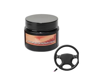 Acondicionador de piel | Pasta para la restauración del interior del automóvil | Reparación de volantes de cuero, para asientos, salpicadero, consola central, puerta, y