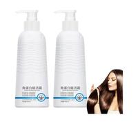 Acondicionador en crema revitalizante con queratina, cremas enriquecedoras con queratina, acondicionador hidratante profundo suavizante para cabello seco, dañado y con frizz.