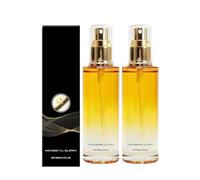 Acondicionador en spray de aceite para el cuero cabelludo y el cabello Acondicionador sin enjuague fortalecedor Aceite capilar reconfortante y perfumado Spray de perfume (2pcs)