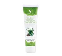 Acondicionador Forever Aloe Jojoba - 40% de aloe vera y aceite de argán para hidratación y suavidad, sin sulfatos, aroma tropical, cuidado para todas las condiciones del cabello (1 x 296 ml)