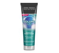 Acondicionador ligero John Frieda Volume Lift para volumen natural de 8.45 onzas. Seguro para cabello te ido. Acondicionador voluminizador para c