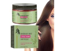 Acondicionador liso, Mascarilla capilar de romero natural para reparación del cabello, Productos nutritivos para el cuidado del cabello para puntas abiertas, cabello dañado y cabello seco Tongfeng