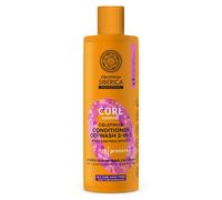 Acondicionador Natura Siberica Oblepikha O Co-wash Curl con control de rizos de espino amarillo 400 ml