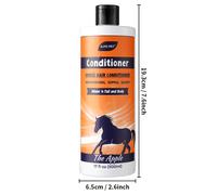 Acondicionador para Caballos 1 fl oz - Fórmula de Limpieza y Hidratación Profunda, Cuidado Profesional para Caballos, Material PP, Mejora el y el Flujo para una de Elegante