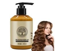 Acondicionador para cabello rizado, crema reparadora para cabello rizado, Crema de Peinado, Crema Activador de Rizos, Rizos Definidos sin Encrespamiento, Elastina de relleno marroquí