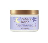 Acondicionador profundo SheaMoisture Baby con miel de Manuka y lavanda para cabello y piel delicados, r gimen de cuidado nocturno de la piel y el