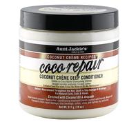 Acondicionador reparador de cabello profundo Coco Repair de Aunt Jackie's Coconut Crme Recipes: nutre, previene el da o y la rotura para rizos na