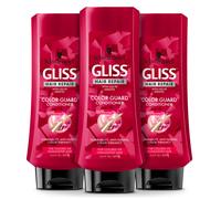 Acondicionador reparador de color GLISS para cabello te ido o con mechas, 13.6 onzas (paquete de 3)