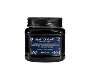 Acondicionador rico Heart of Glass de Davines, 250 ml: acondicionador fortificante para cabello rubio