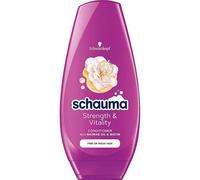 Acondicionador Schauma Strenght & Vitality con aceite de baobab y biotina, pack de 3, 250 ml
