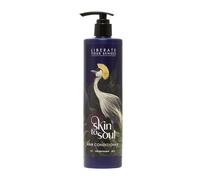 Acondicionador Skin to Soul 440 ml | Acondicionador hidratante con prebióticos, vitamina E y aloe vera | Fórmula vegana | Relajación para cuerpo y mente para un cabello suave y fácil de peinar