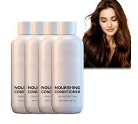 Acondicionador Volumizante con aceite de coco y manteca de karité, tratamiento de cuidado profundo para cabello seco y dañado, fortalece y nutre, sin sulfato de parabenos, ftalato, para mujeres y