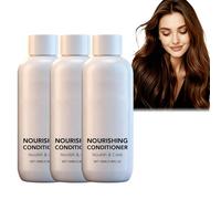 Acondicionador Volumizante con aceite de coco y manteca de karité, tratamiento profundo para cabello seco y dañado, fortalece y nutre, sin sulfato de parabeno, ftalato, para mujeres y hombres (3