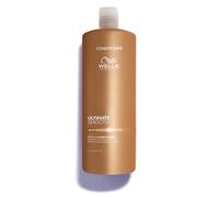 Acondicionador Wella Professionals ULTIMATE SMOOTH | Tratamiento para cabello seco y encrespado | Con escualano y omega 9 | 33.8 onzas l quidas.