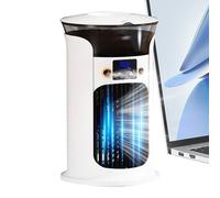 Acondicionadores de aire portátiles - Aire acondicionado portátil por habitación | Pequeño enfriador de aire USB tranquilo para dormitorio Living Room Living Room Garaje RV Tienda de campaña al aire