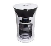 Acondicionadores de aire portátiles, enfriador de aire portátil - Pequeño accesorio de refrigeración espacial - Mando a distancia USB Air Cooler con LED para el garaje de la habitación RV interior