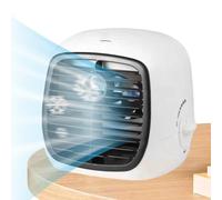 Acondicionadores de aire portátiles, interiores de escritorio humidificadores, multifuncionales USB Quiet Cooling Device, diseño compacto de energía eficiente para ajustes de ventilador, 33 x 26 x 1