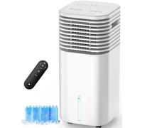 Acondicionadores de Aire portátiles sin Ventana con 4 Modos y 3 velocidades, Temporizador de 15 Horas para Apagado automático Inteligente, Tanque de 2 galones par