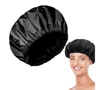 Acondicionamiento Profundo Del Tapón De Calor - Sombrero De Tratamiento Del Cabello Térmico, Capó De Semillas De Lino Reutilizable Con Cordón | Envoltura De Humedad Para El Cabello De Microondas