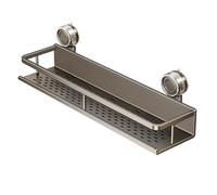 aCopa de succión del baño - Asamblea sin perforación, almacenamiento de pared estable | Compartimento de almacenamiento multifuncional para la cocina de baño Apartamentos de la sala