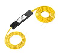 Acoplador ABS 1x2 con baja pérdida de inserción inferior a 0,3 dB, divisor de fibra óptica ideal para redes de pequeñas empresas, divisor de fibra óptica, carcasa ABS para el hogar y la oficina