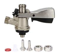 Acoplador Barril Cerveza, Conector Válvula Alivio Seguridad Distribuidor Sistema Grifo Cerveza Tipo G5/8 Dispensador Latón Hogar Bare Hotele Presión Casera Dispensadora Dispositivo Acoplamiento