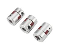Acoplador D30L40 D30 L40, conector de Motor de acoplamiento de eje Flexible de aluminio de tres mandíbulas, acoplador Flexible de 5/6/6,35/8/10/12mm(6X15)