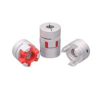 Acoplador de abrazadera de ciruela Flexible, tamaño de eje D45 L66, acoplamiento de eje de mandíbula 10/12/14/16/18/20/22/24/25mm D45 L66, 1 ud.(13x13)