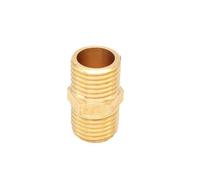 Acoplador de ajuste de boquilla hexagonal de tubo de latón 1/8 1/4 3/8 1/2 3/4 1(WS-4)