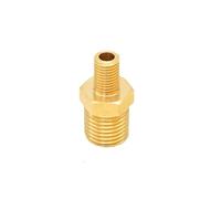 Acoplador de ajuste de boquilla hexagonal de tubo de latón 1/8 1/4 3/8 1/2 3/4 1(WS1-3)