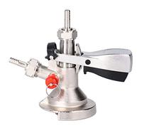 Acoplador de barril, acoplador distribuidor de grifo de barril de cerveza tipo G5/8 A, accesorio de acoplador de grifo de barril de cerveza con válvula de alivio