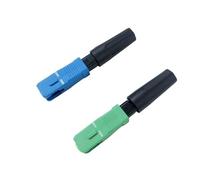 Acoplador de Cable de Fibra óptica, Conector de Fibra óptica Integrado, Conector rápido, frío, FTTH SC, APC/UPC, monomodo(200pcs SC APC)