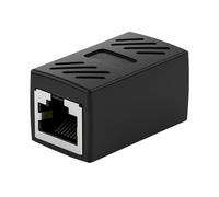 Acoplador de Cable de Internet, Adaptador de Extensor Ethernet - Conector de Red - Conectores de Audio y Video de Larga Distancia para el Juego de Redes para Exteriores de la casa móvil