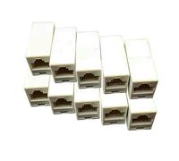 Acoplador De Cable Ethernet - Adaptador En Línea RJ45, Conector LAN | Extensor De Red Doble Femenina, Puente De Enchufe Modular, Carpinero De Cable De Internet Para Extensión De Red Con Cable Y Cables