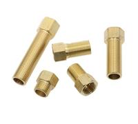 Acoplador de cambio macho a hembra BSP de 1/2 ", adaptador de conector recto de 28mm, 40mm, 50mm, 70mm y 100mm de longitud, 1 Uds.(100MM Length)