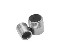 Acoplador de conector de tubería de acero inoxidable 304 316 de 1/20.3 cm 1/20.3 cm 1/10.2 cm -5.1 cm NPT macho x boquilla de soldadura a tope 304 316 (BSPT SS304,1-1/5.1 cm)