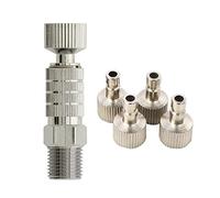 Acoplador de conector rápido para aerógrafo, 5 unidades, 1/8 BSP macho