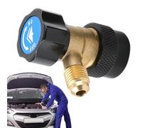 Acoplador De Conexión Rápida, Adaptador de Conversión para Climatización Vehicular, Conexión Rápida para Alta/Baja Presión con Rotación 360° para Refrigerante Automotriz
