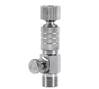 Acoplador de conexión rápida de Zenithaur 1/8 pulgadas Adaptador de ajuste de aerógrafo con válvula de control de flujo de aire para la herramienta de desconexión rápida de
