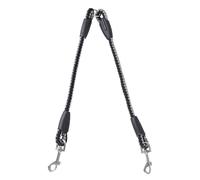 Acoplador de correa doble para perro, divisor de correa de perro de rotación de 360°, correa de perro de doble gancho para 2 perros grandes, medianos y pequeños